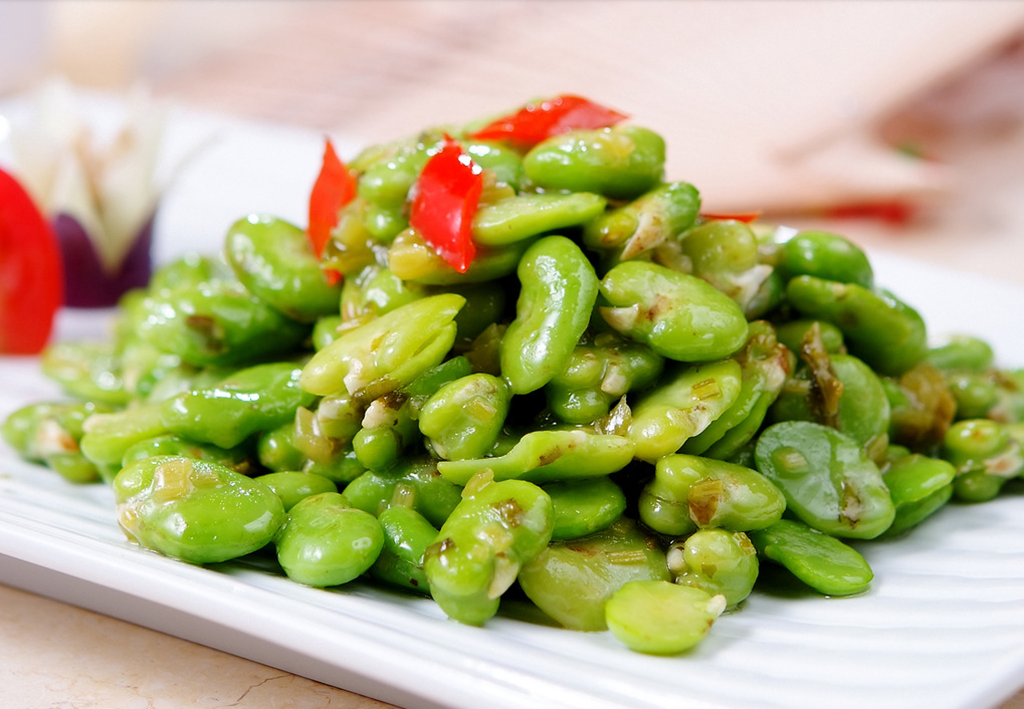 工厂食堂承包-素炒青豆