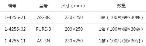 ASONE亞速旺擦拭巾AS-3R 1-4256-21型號.JPG