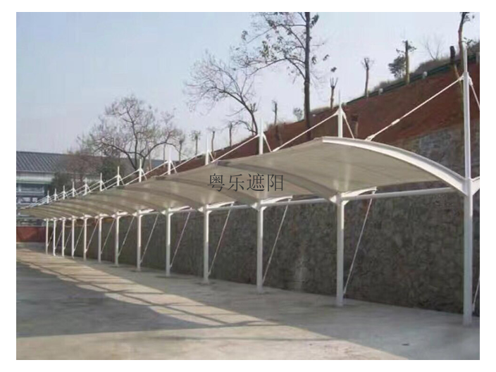 深圳拱形停车棚施工