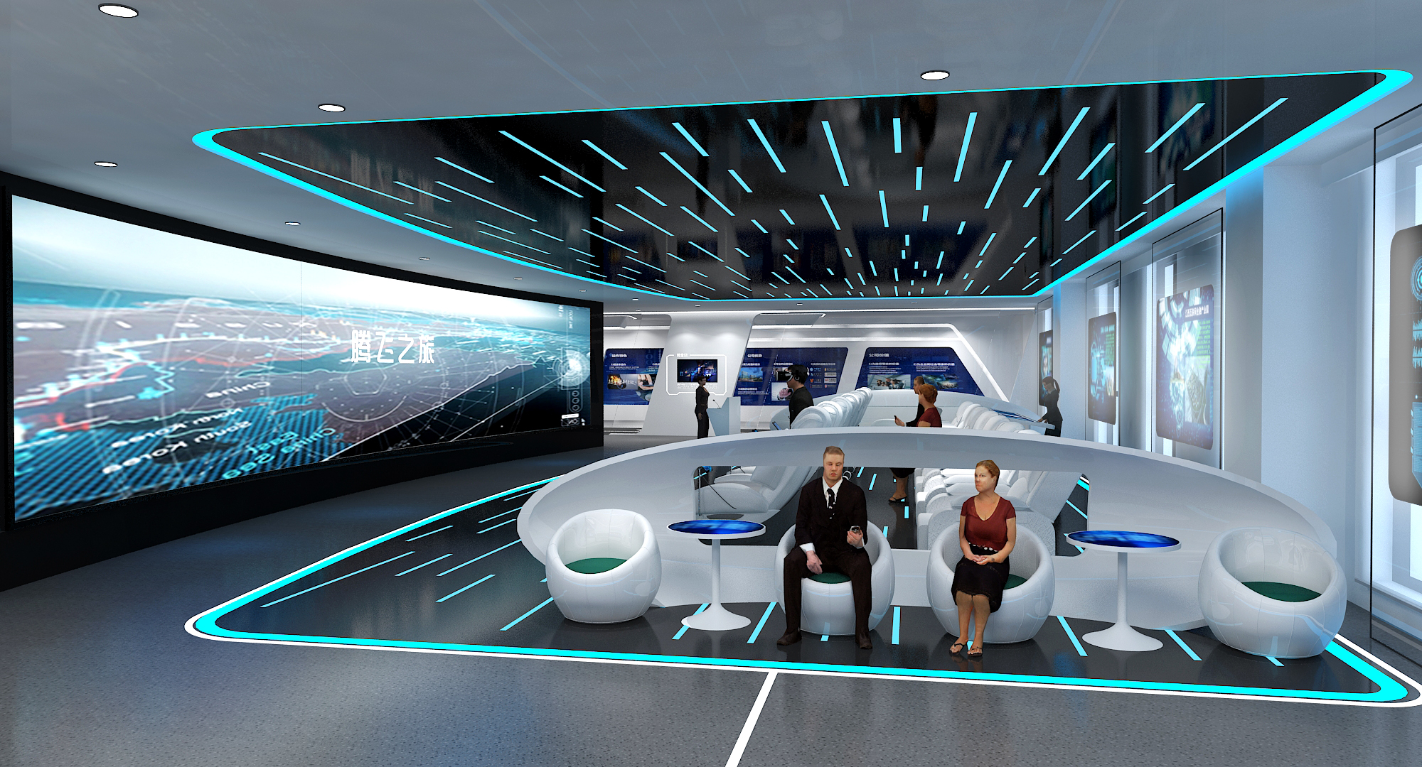 如何创建出色的企业展厅设计施工-轩辕展馆设计