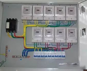 配電箱控制柜接線圖，單相電和三相電基礎知識！