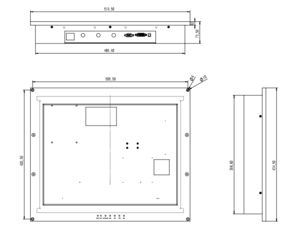 IDP-213A-工業(yè)顯示器