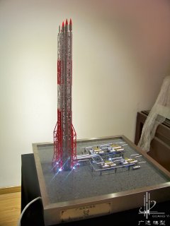 711所高架火炬模型