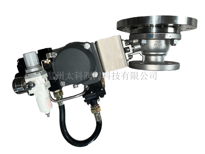 西藏电动斜杆放料阀图片 创新服务 温州太科阀门科技供应