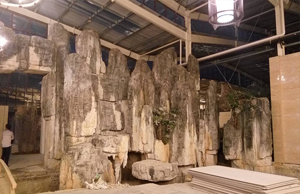 室內假山展示