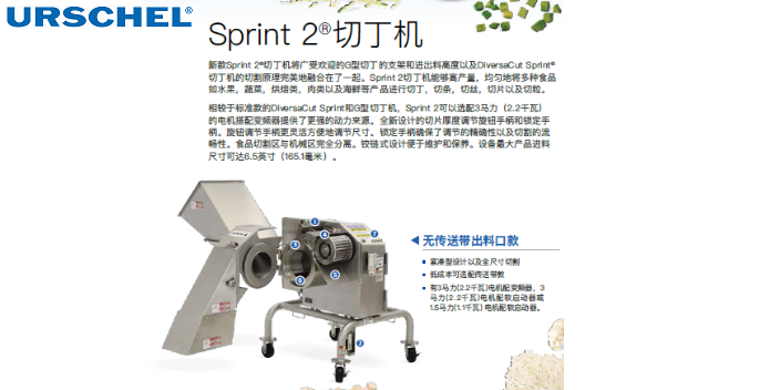 印第安纳州Integra切丁机尺寸 尤索贸易供应