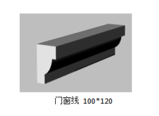 門窗線 100x120