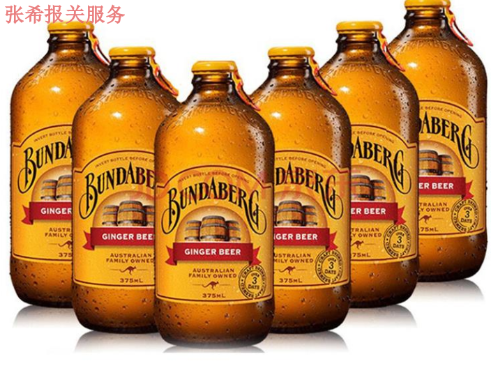 广州茶饮料进口报关中文标签
