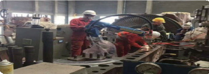 水泥輥壓機軸頸現場修復.png