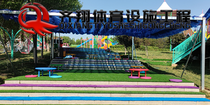 淄博幼儿园人造草坪铺设 齐翔体育供应