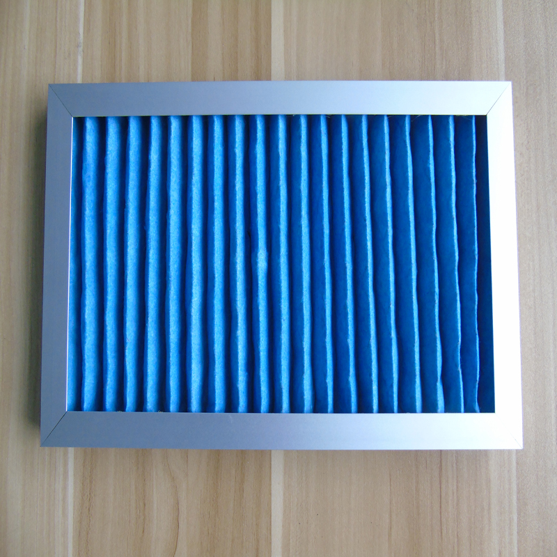 藍色帶網鋁框初效過濾網