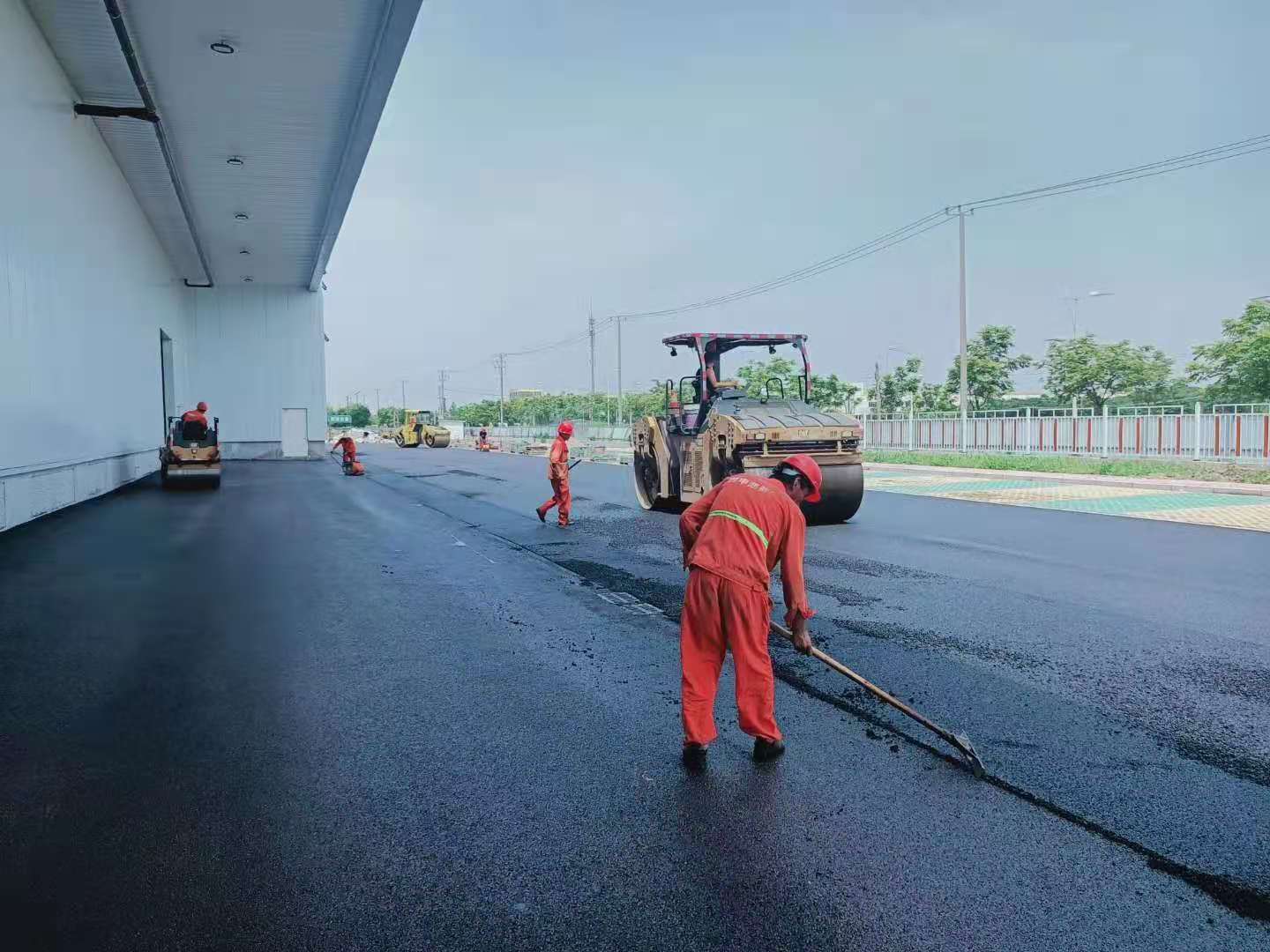 沥青路面施工