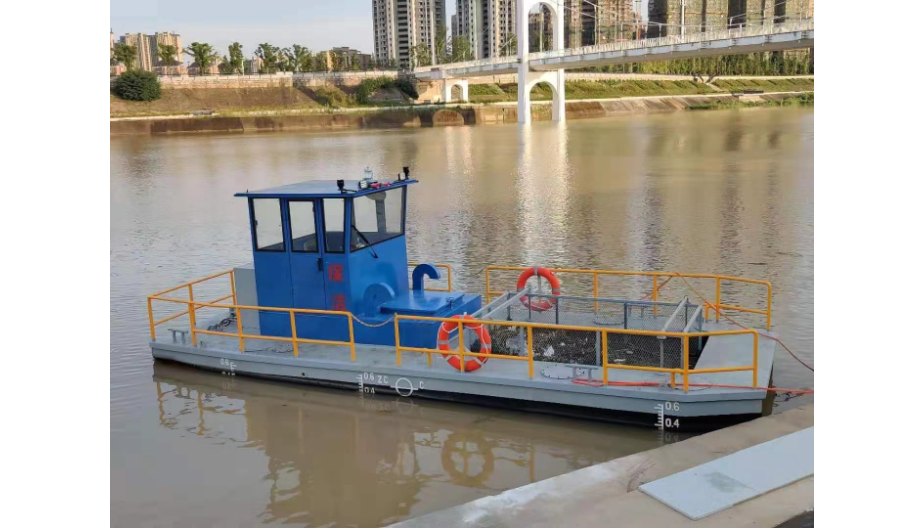 深圳全自动小型河道治污保洁船,保洁船