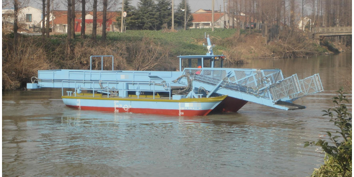 苏州飞驰环保全自动河面保洁船,保洁船