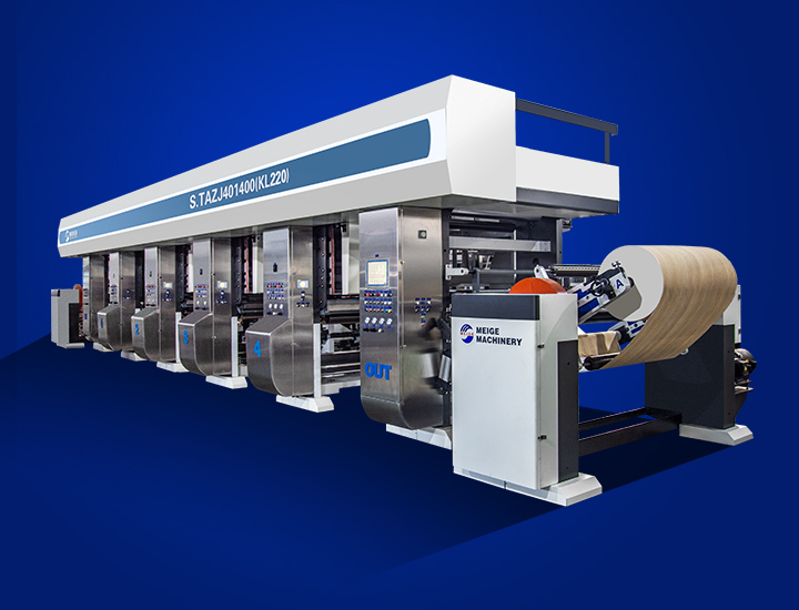 S.TAZJ401400(KL/200)　高速電子軸裝飾紙自動凹版印刷機  