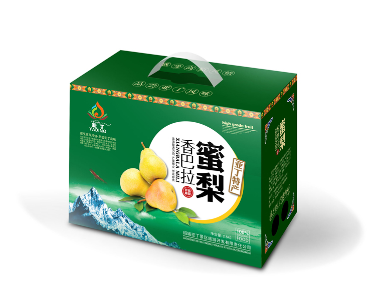 水果包裝設計之蜜梨包裝