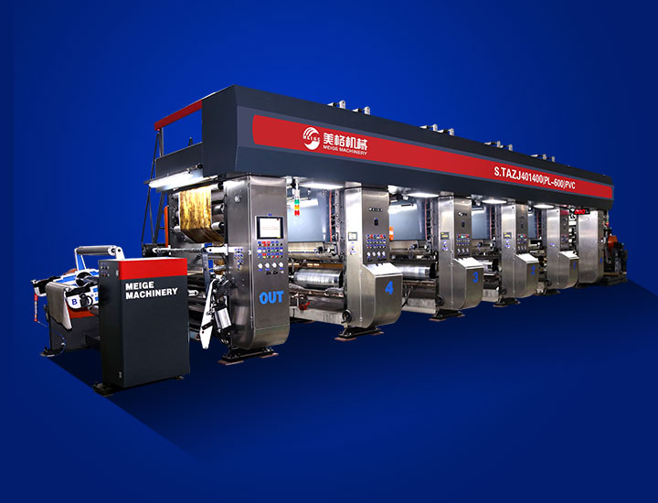 S.TAZJ501400(PL600/200)  高速電子軸PVC、PP地板膜（復合膜）自動凹版印刷機