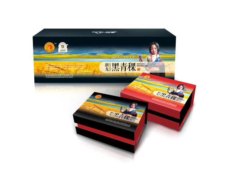 土特產包裝設計之黑青稞包裝