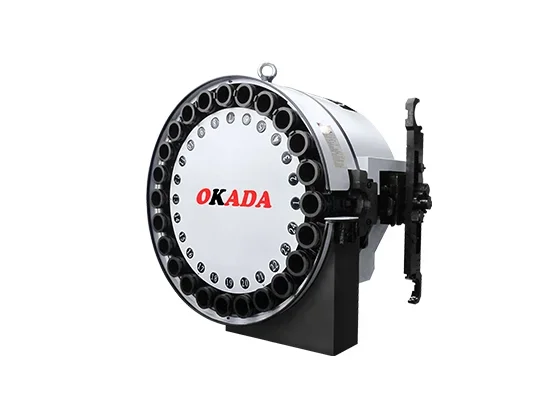 horizontal disc tool magazine
