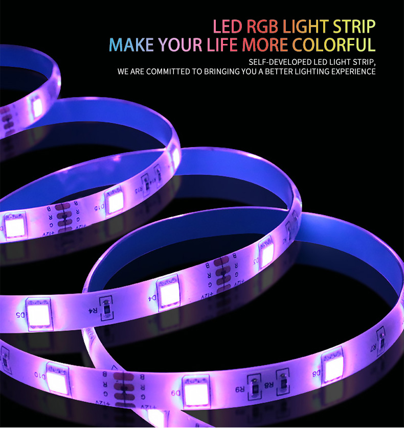 Smart tuya APP RGB WiFi BL Led Strips Lights 