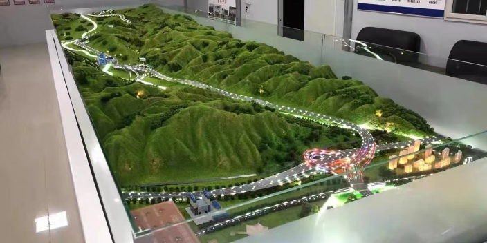 宁夏工业机械 地形地貌沙盘模型设计