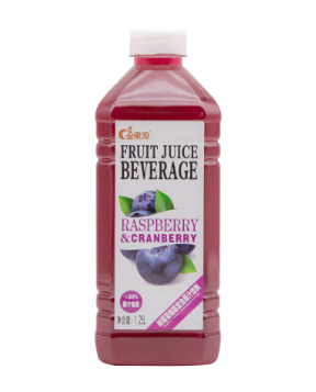 樹(shù)莓蔓越莓復(fù)合果汁飲料1.25L