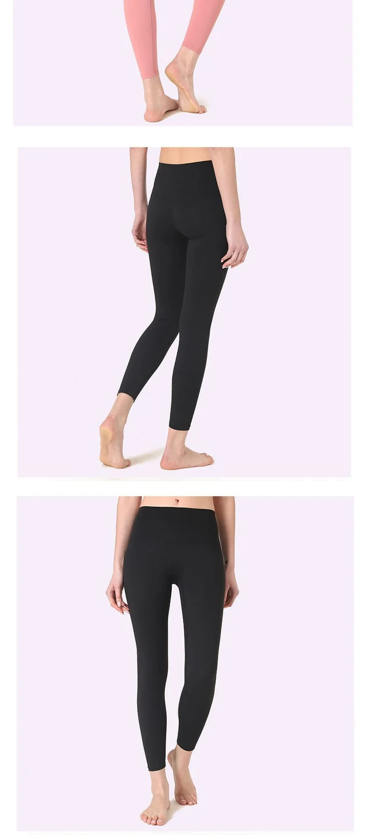 Ladies Stretchy Scrunched Sports Yoga Workout Leggings