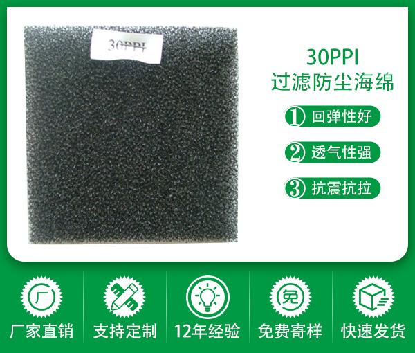 30PPI 防塵海綿