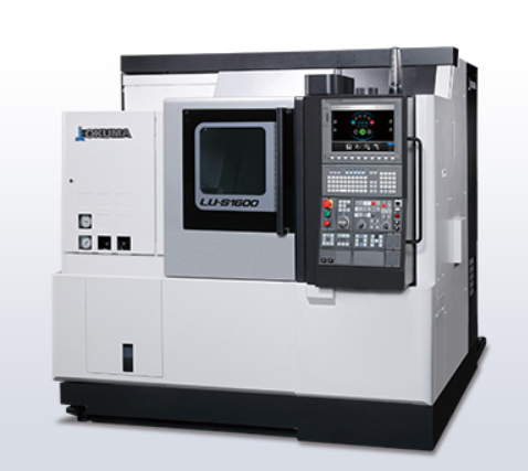 日本大隈双刀架数控车床 lu-s1600