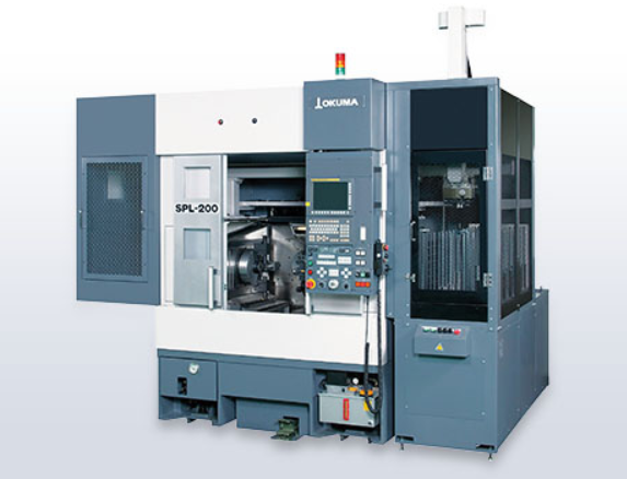 日本大隈双刀架数控车床 spl-200