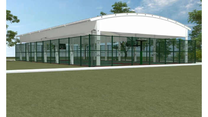 学校钢化玻璃雨棚供应商 宁波市鄞州五乡绿彩遮阳篷供应