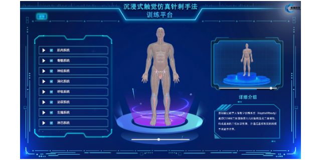 山西教学模拟中医针刺触觉仿真实训平台