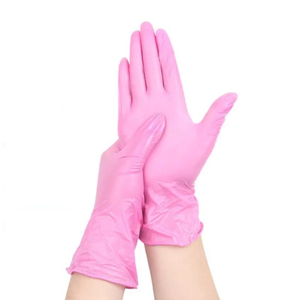 Medical disposable nitrile gloves EN455 FDA 510K powder free latex free