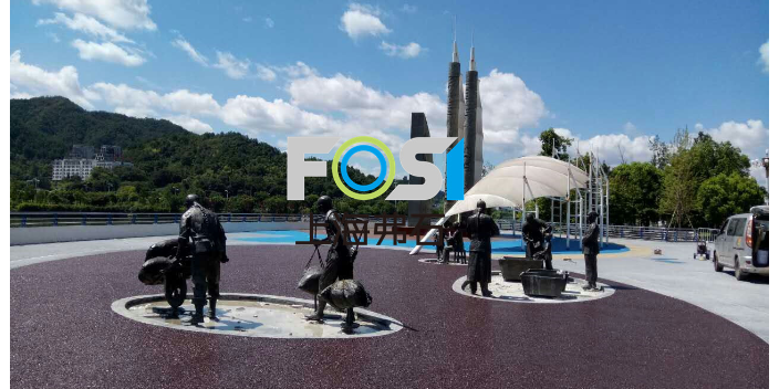 公园胶粘石地坪专业厂家,胶粘石地坪
