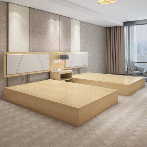 酒店公寓家具床柜組合X011
