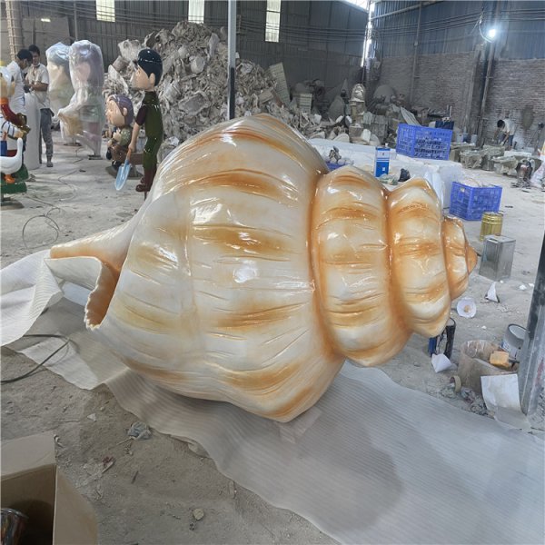 玻璃鋼海螺雕塑
