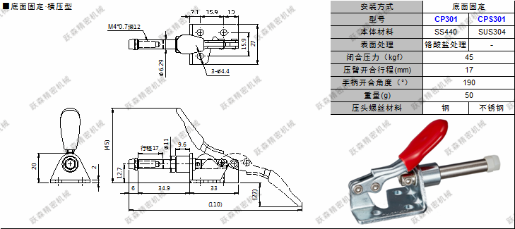 快速夾鉗 CP301、CPS301.png