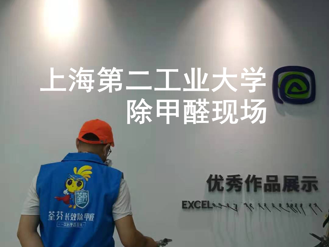 上海第二工业大学除甲醛现场_上海全净环保科技有限公司