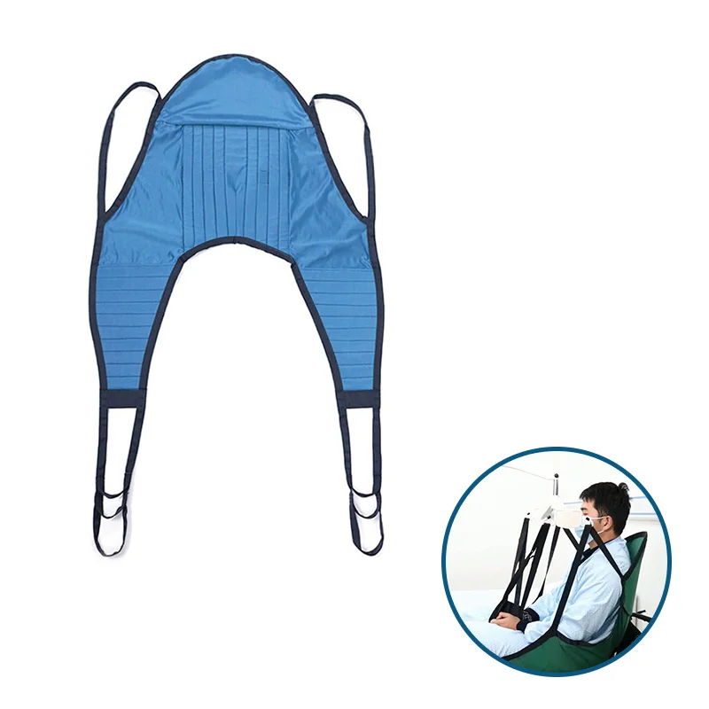 Écharpe de Levage du Patient - Élingue en U d'aide au Patient avec Support  de tête pour Le positionnement et Le Levage du lit pour Les Soins