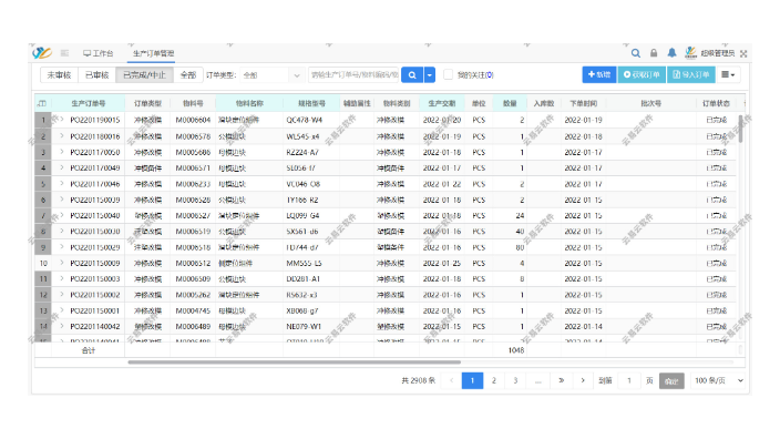 中山五金冲压零件加工管理软件供应商 和谐共赢 中山云易云软件供应