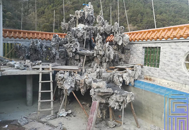 假山制作（英石）