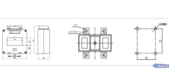 徐汇区主营电流互感器系列ALH0.66 30I-I 300 5 0.2R 2.5VA 1T 上海喆和机电供应