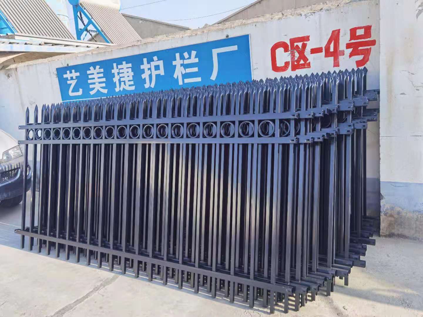 美捷金属制品-兰州防护栏围栏/沿边基坑护栏/道路交通护栏/楼体扶手