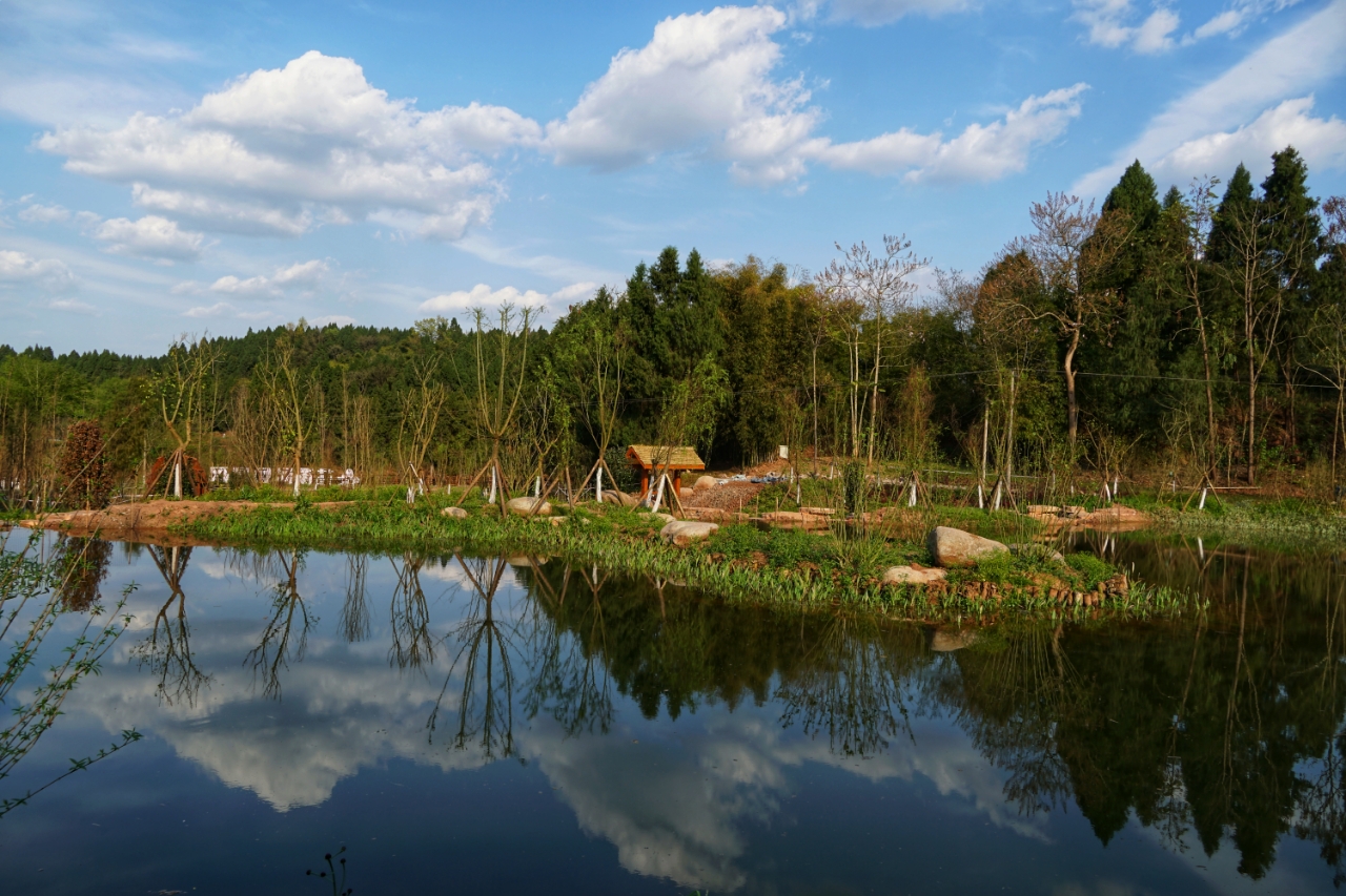 四川资阳天府花溪水利风景区