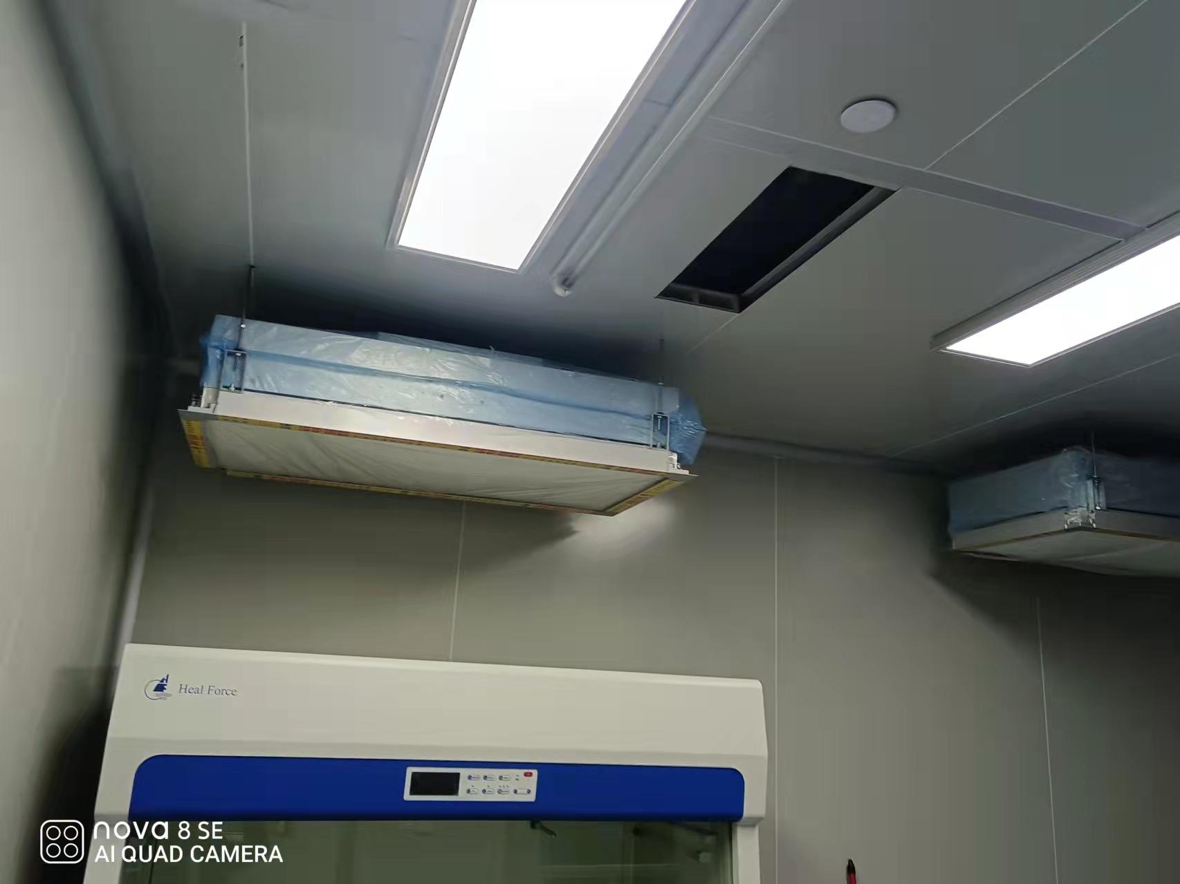 努力做好医用洁净室，实验室中央空调系统。