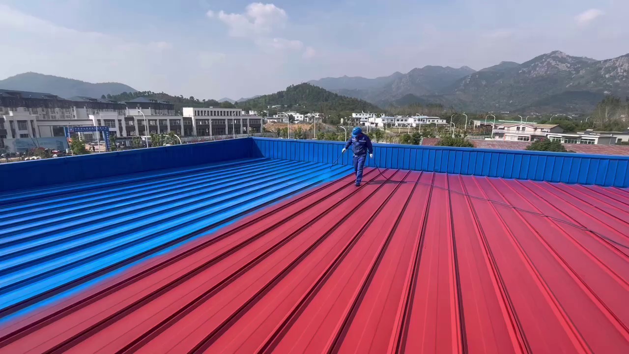 彩钢瓦翻新|厂房屋面防水补漏|钢结构屋顶防水|金属屋面防水涂料联
