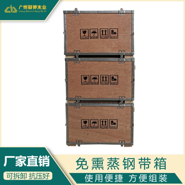 可拆卸出口鋼帶箱