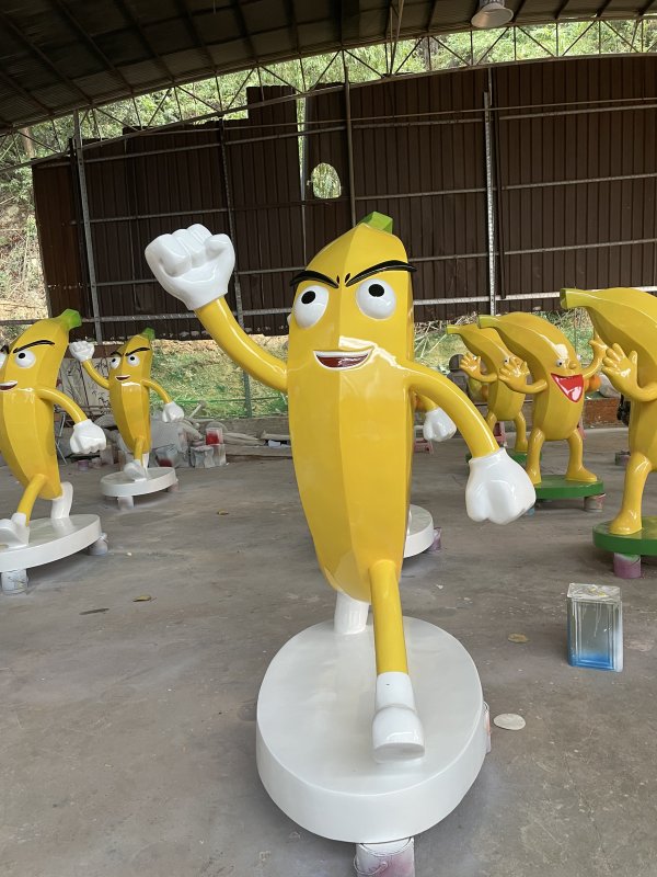 玻璃钢香蕉雕塑