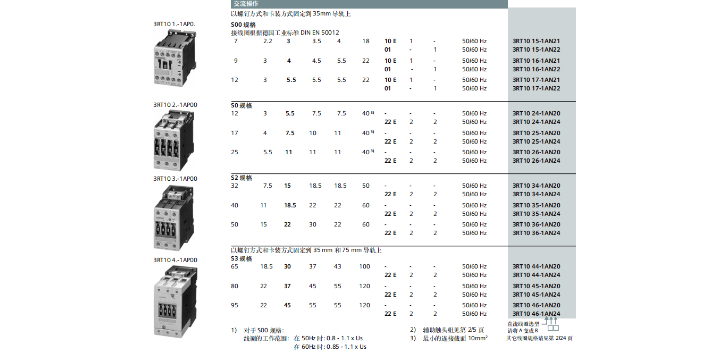 上海制造3RV2断路器3RH29 11-1DA11,3RV2断路器