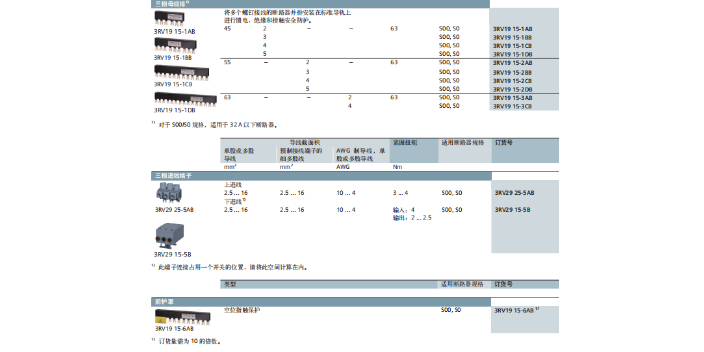 虹口区3RV2断路器3RH29 11-1DA02,3RV2断路器